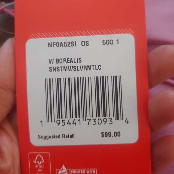 The North Face Borealis Pink Purple Lavender Backpack NWT - Picture 3 of 4